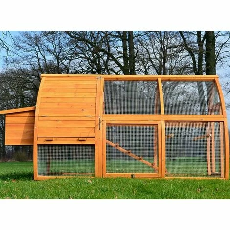 BB-LOISIRAM Poulailler En Bois Pour Jardin 2/5 Poules 172x76x102 Cm-Modele 126 Grande Poule 2 BB-LOISIRAM Poulailler En Bois Pour Jardin 2/5 Poules 172x76x102 Cm-Modele 126 Grande Poule – Image 2