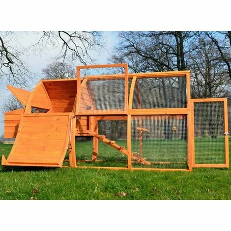 BB-LOISIRAM Poulailler En Bois Pour Jardin 2/5 Poules 172x76x102 Cm-Modele 126 Grande Poule 4 BB-LOISIRAM Poulailler En Bois Pour Jardin 2/5 Poules 172x76x102 Cm-Modele 126 Grande Poule – Image 4