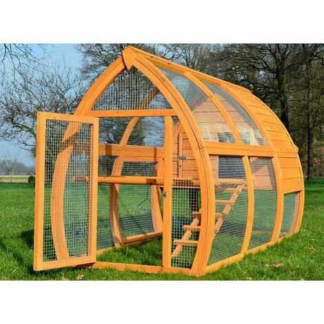 BB-LOISIRAM Poulailler En Bois Pour Jardin 2/5 Poules 172x76x102 Cm-Modele 126 Grande Poule 5 BB-LOISIRAM Poulailler En Bois Pour Jardin 2/5 Poules 172x76x102 Cm-Modele 126 Grande Poule – Image 5