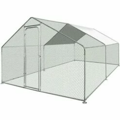 TERRE JARDIN Enclos Poulailler / Volière Extérieur 12m2