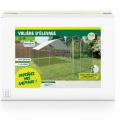 TERRE JARDIN Enclos Poulailler / Volière Extérieur 12m2 -POULAILLER ET ÉLEVAGE DE LA BASSE-COUR Ventes 10347887 3