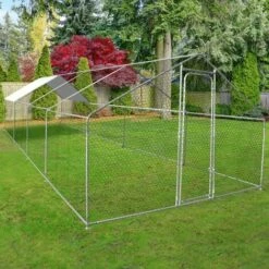 IDMARKET Enclos Poulailler 24 M² Parc Grillagé 8x3 M Acier Galvanisé - Naturel 9 IDMARKET Enclos Poulailler 24 M² Parc Grillagé 8x3 M Acier Galvanisé - Naturel -POULAILLER ET ÉLEVAGE DE LA BASSE-COUR Ventes 10649287 5