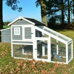 BB-LOISIRAM Poulailler Exterieur En Bois Avec Toit Pliant 175x66x101 Cm Modele- Dottie 151 Taille L