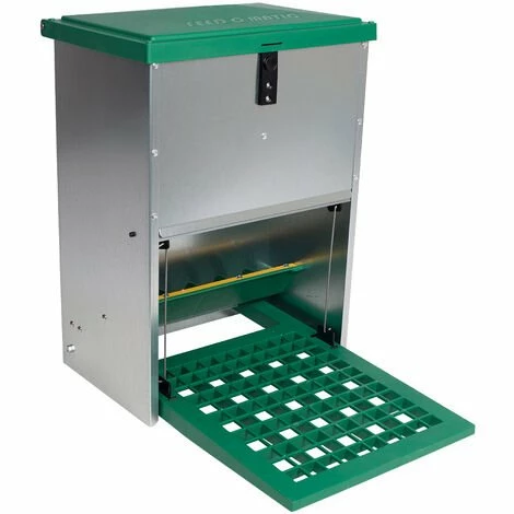 Mangeoire Automatique Pour Poules - 5 Kg Feedomatic 1 Mangeoire Automatique Pour Poules - 5 Kg Feedomatic
