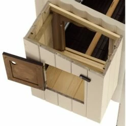 Poulailler Happy Farm 120 Plastique Beige 57320000 Ferplast - Beige -POULAILLER ET ÉLEVAGE DE LA BASSE-COUR Ventes 12254496 4