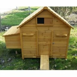 POULAILLER DIRECT Poulailler Bassette Xl 6 À 8 Poules Toit Bois -POULAILLER ET ÉLEVAGE DE LA BASSE-COUR Ventes 13510110 5