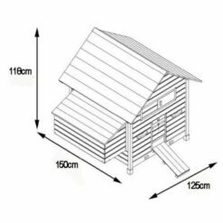 POULAILLER DIRECT Poulailler Challans 10 À 15 Poules Toit Bois -POULAILLER ET ÉLEVAGE DE LA BASSE-COUR Ventes 13510113 5