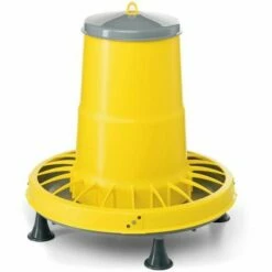 CHEMIN DES POULAILLERS Mangeoire Plastique Réglable 15.5kg Sur Pieds