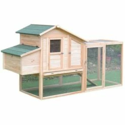 CHEMIN DES POULAILLERS Poulailler Java Toit Shingle 4 À 6 Poules - Vert