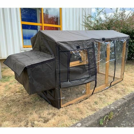 CHEMIN DES POULAILLERS Housse De Protection Pluie Poulailler Chabo 1 CHEMIN DES POULAILLERS Housse De Protection Pluie Poulailler Chabo