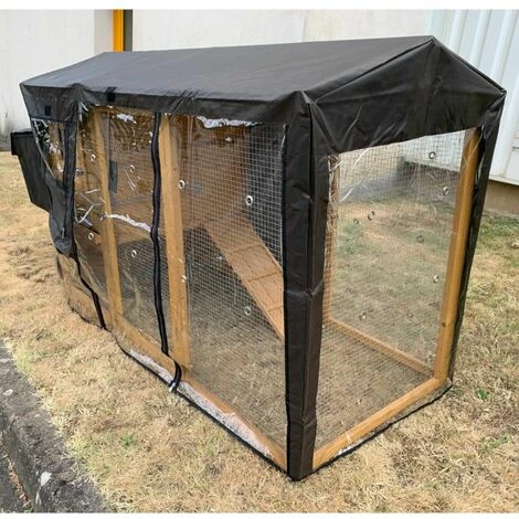 CHEMIN DES POULAILLERS Housse De Protection Pluie Poulailler Chabo 3 CHEMIN DES POULAILLERS Housse De Protection Pluie Poulailler Chabo – Image 3