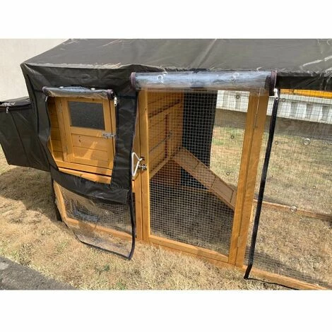 CHEMIN DES POULAILLERS Housse De Protection Pluie Poulailler Chabo 4 CHEMIN DES POULAILLERS Housse De Protection Pluie Poulailler Chabo – Image 4