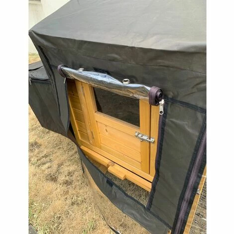 CHEMIN DES POULAILLERS Housse De Protection Pluie Poulailler Chabo 5 CHEMIN DES POULAILLERS Housse De Protection Pluie Poulailler Chabo – Image 5
