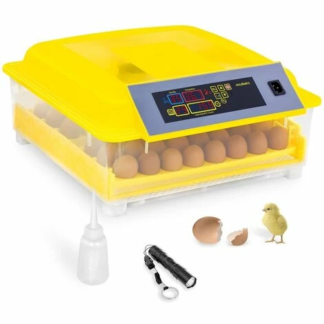 INCUBATO Couveuse Automatique Incubateur Digital Led Machine À Couver 80W 48 Oeufs - Gris 1 INCUBATO Couveuse Automatique Incubateur Digital Led Machine À Couver 80W 48 Oeufs - Gris