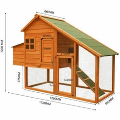 WILTEC Poulailler Avec Nichoir & Enclos Bois D’épicéa 1720x660x1200 Mm Grillage Bac à Crottes Galvanisé 8 WILTEC Poulailler Avec Nichoir & Enclos Bois D’épicéa 1720x660x1200 Mm Grillage Bac à Crottes Galvanisé -POULAILLER ET ÉLEVAGE DE LA BASSE-COUR Ventes 1526561 4