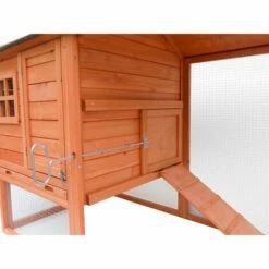 WILTEC Poulailler Enclos Et Abri Spacieux Bois D'épicéa Toit En Bitume 1710x800x1100 Mm Élevage Basse-cour -POULAILLER ET ÉLEVAGE DE LA BASSE-COUR Ventes 1526565 4