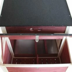 WILTEC Poulailler XXL Avec Nichoir & Abri Spacieux Bois D'épicéa Avec Toit En Bitume 2010x813x1165mm -POULAILLER ET ÉLEVAGE DE LA BASSE-COUR Ventes 1526572 3