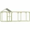 VidaXL Poulailler 4,5x1,5x2 M Pinède Imprégnée - Vert