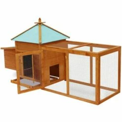 VidaXL Poulailler D'extérieur - Brun -POULAILLER ET ÉLEVAGE DE LA BASSE-COUR Ventes 1608755 3