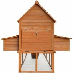 WILTEC Poulailler 310x150x150cm Bois Nichoir & Enclos Bac Amovible Nettoyage Abri & Enclos -POULAILLER ET ÉLEVAGE DE LA BASSE-COUR Ventes 17613616 5