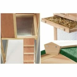 CONCEPT-USINE Poulailler En Bois De Sapin GINETTE - Beige -POULAILLER ET ÉLEVAGE DE LA BASSE-COUR Ventes 18107348 3