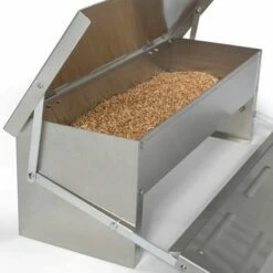 IDMARKET Mangeoire XL Pour Poules Distributeur Automatique à Pédale En Acier 5 Kg -POULAILLER ET ÉLEVAGE DE LA BASSE-COUR Ventes 18363609 4