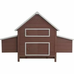 Poulailler Marron 157x97x110 Cm Bois VidaXL -POULAILLER ET ÉLEVAGE DE LA BASSE-COUR Ventes 18425814 3