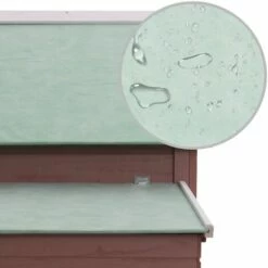 Poulailler Marron 157x97x110 Cm Bois VidaXL -POULAILLER ET ÉLEVAGE DE LA BASSE-COUR Ventes 18425814 5