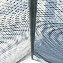 IDMARKET Enclos BOGOTA 8 M² Parc Grillagé 2x4x1,6 M Acier Galvanisé Avec Filet - Naturel -POULAILLER ET ÉLEVAGE DE LA BASSE-COUR Ventes 19996433 4