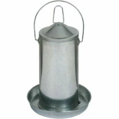 CHEMIN DES POULAILLERS Abreuvoir Poule En Acier Galvanisé Avec Anse 4l - Gaun