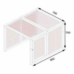 POULAILLER DIRECT Extension Parc Grillagé Poulailler Barbu S Et Barbu M -POULAILLER ET ÉLEVAGE DE LA BASSE-COUR Ventes 2091073 3