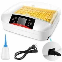 BETTER MAISON Oeufs Incubateur Numérique Automatique 32 Oeufs Pour Poulet Canards Oie Oiseau - Blanc -POULAILLER ET ÉLEVAGE DE LA BASSE-COUR Ventes 21675053 4