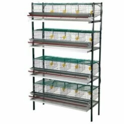 AVIMAC Cage Cailles Pondeuses 16 Compartiments