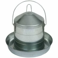 POULAILLER DIRECT Abreuvoir Poule En Acier Galvanisé Avec Anse 8l - Gaun