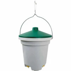 CHICK'A Abreuvoir Suspendu à Pipettes, 12 L - Blanc / Vert