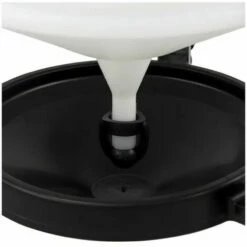 CHICK'A Abreuvoir Sur Pied En Plastique, 24 L - Noir / Blanc -POULAILLER ET ÉLEVAGE DE LA BASSE-COUR Ventes 23546532 5