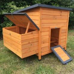 CHEMIN DES POULAILLERS Poulailler Sussex L Toit Shingle Noir Ouvrant 4 À 6 Poules Bois Fsc - Noir -POULAILLER ET ÉLEVAGE DE LA BASSE-COUR Ventes 23723747 3