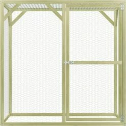 Topdeal Poulailler 1,5x1,5x1,5 M Pinède Imprégnée -POULAILLER ET ÉLEVAGE DE LA BASSE-COUR Ventes 23756868 2