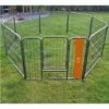 BBLOISIRAM Parc Enclos Pour Chiens Grillage Cage Clôture Intérieur Et Extérieur Hauteur 80cm Modèle Dog Run « M 481 »