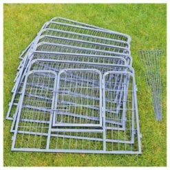 BBLOISIRAM Parc Enclos Pour Chiens Grillage Cage Clôture Intérieur Et Extérieur Hauteur 80cm Modèle Dog Run « M 481 » -POULAILLER ET ÉLEVAGE DE LA BASSE-COUR Ventes 23857973 4
