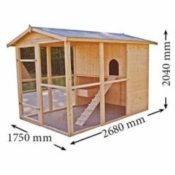Habrita Poulailler XXL - 4,69 M² -POULAILLER ET ÉLEVAGE DE LA BASSE-COUR Ventes 2391824 4