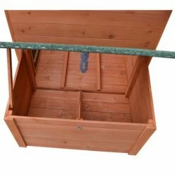 Melko Poulailler XXL 179 X 80 X 75 Cm Poulailler Avec Rampe Et 2 Nichoirs Volières En Bois -POULAILLER ET ÉLEVAGE DE LA BASSE-COUR Ventes 24031631 3