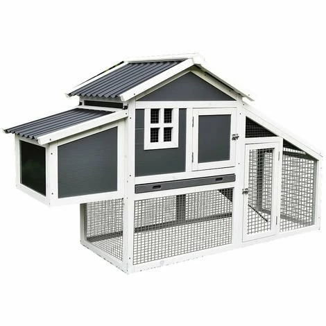 Melko Poulailler Avec Toit En Tôle Ondulée Poulailler De Poules Pondeuses Volières 1 Melko Poulailler Avec Toit En Tôle Ondulée Poulailler De Poules Pondeuses Volières