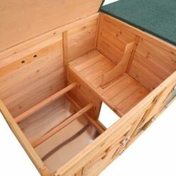 Poulailler 2 Poules Bois PREMIUM étage 160 X 80 X 75 Cm 2 Zones De Pondoir Séparateur 2 Perchoirs Portes Verrouillables Imperméable Nettoyage Facile - De BRAST -POULAILLER ET ÉLEVAGE DE LA BASSE-COUR Ventes 24440674 4