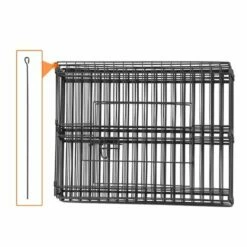Yaheetech 8 Panneaux Parc Enclos Pliant Pour Chiens Chiots Petit Animaux Extérieur Interieur 61cm Clôture Grille En Métal Avec Porte -POULAILLER ET ÉLEVAGE DE LA BASSE-COUR Ventes 24933305 2