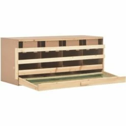 TRUE DEAL Pondoir 4 Compartiments 106x40x45 Cm Pinède Solide -POULAILLER ET ÉLEVAGE DE LA BASSE-COUR Ventes 26126530 3