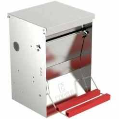 COPELE Mangeoire Anti-nuisible Safeed 6 Kg - Gris / Rouge