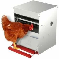 COPELE Mangeoire Anti-nuisible Safeed 6 Kg - Gris / Rouge -POULAILLER ET ÉLEVAGE DE LA BASSE-COUR Ventes 26675892 3