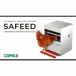 COPELE Mangeoire Anti-nuisible Safeed 6 Kg - Gris / Rouge -POULAILLER ET ÉLEVAGE DE LA BASSE-COUR Ventes 26675892 4