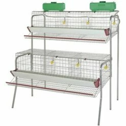 SUINGA Batterie Pour 30 Poules Pondeuses Dans 6 Départements 155x110x150 Cm